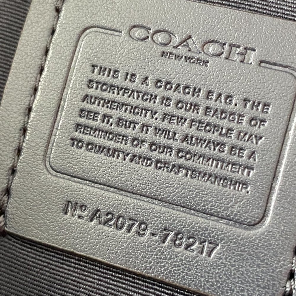 Coach Central Shopper Leather Tote - Picture 6 of 7